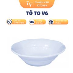 Tô Nhựa Đa Năng TO V6 15cm - Dụng Cụ Nhà Bếp Chất Lượng Cao, Thiết Kế Thông Minh, Thích Hợp Mọi Gia Đình (TV1082)