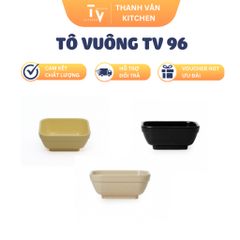 Tô Vuông TV 96 - Đồ Gia Dụng Nhà Bếp Chất Lượng Cao, Kích Thước 12x12x4.9cm, Dụng Cụ Nấu Ăn Tiện Ích (TV1092)