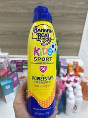 Xịt Chống Nắng Banana Boat Kids Sport SPF50+ 170g – bảo vệ da trẻ em