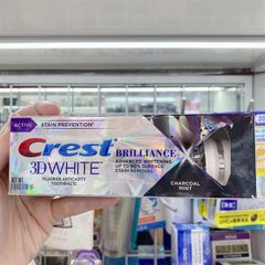 Kem đánh răng Crest 3D White Charcoal 187g x2 sạch răng