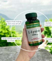 Viên uống Nature’s Bounty L-Lysine 120 viên – hỗ trợ sức khỏe cơ thể