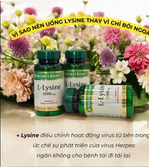 Viên uống Nature’s Bounty L-Lysine 120 viên – hỗ trợ sức khỏe cơ thể