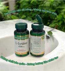 Viên uống Nature’s Bounty L-Lysine 120 viên – hỗ trợ sức khỏe cơ thể