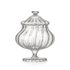 Hũ kẹo IVV Sahara trắng 19cm