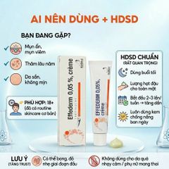 Kem Dưỡng Effederm 0.05 Bailleul Pháp Hỗ Trợ Tái Tạo, Làm Mịn Và Cải Thiện Cấu Trúc Da (30g)