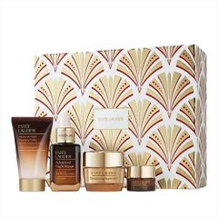 (4 Món) Set Dưỡng Da Estée Lauder The Lift + Glow Routine Advanced Night Repair Serum Skincare Holiday Chính Hãng