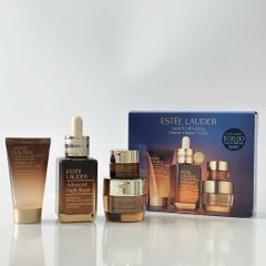 (4 Món) Set Dưỡng Da Estée Lauder Nightly Renewal Cleanse + Repair + Glow Chính Hãng