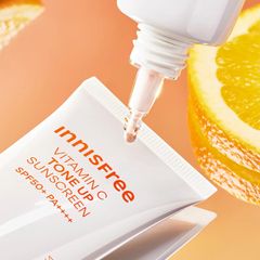 (Chai 50ml) Kem chống nắng dưỡng sáng da INNISFREE VITAMIN C TONE UP SUNSCREEN SPF50+ PA++++ Chính Hãng