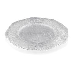 Đĩa tròn IVV Diamante Charger trắng 34cm