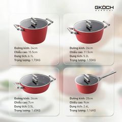 BỘ NỒI GKÖCH 4 MÓN