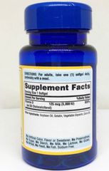 Viên uống Vitamin D3 125mcg (5000IU)  Puritan’s Pride 100 viên, hàng nhập Mỹ