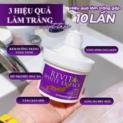 Ủ trắng da body Revita White Ex Pack (500g) – Nhật Bản