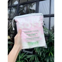 Bông tẩy trang 100% cotton tự nhiên mịn SENADEMAR 225 miếng/túi