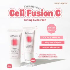 Kem Chống Nắng Cell Fusion C Nâng Tông Da SPF 50+/PA ++++ Tuýp 50ml mẫu mới