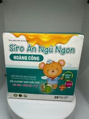 Siro Ăn Ngủ Ngon Hoàng Công hộp 20 ống