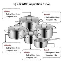 BỘ NỒI WMF INSPIRATION SET 5