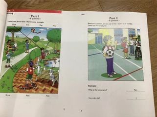 Cambridge English SMF in gộp 1-4 khổ ngang - Có đáp án file nghe