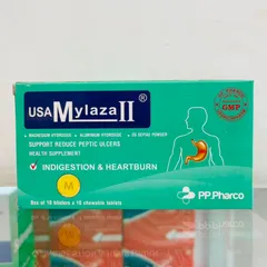 USAMylaza II - 100 viên - hỗ trợ giảm viêm loét dạ dày, tá tràng; giảm khó tiêu, ợ chua