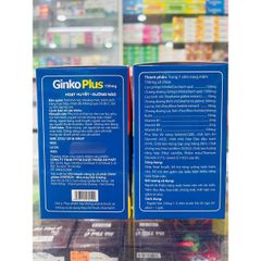 Ginko Plus 150mg - 100 viên - Giúp hoạt huyết, hỗ trợ tăng cường tuần hoàn não
