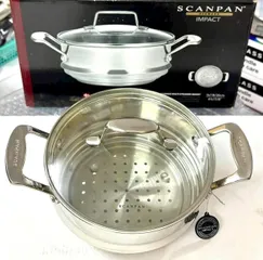 XỬNG HẤP 3 NẤC  INOX SCANPAN IMPACT