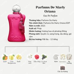 (Chai 10ml) Nước Hoa Nữ Parfums De Marly Oriana Chính Hãng