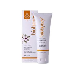 Kem bổ sung vitamin E Biohoney Natural Vitamin E Cream 50g - Nhập khẩu chính hãng New Zealand