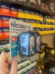 Nicolette 4mg - Hộp 80 Viên Ngậm Hỗ Trợ Cai Nghiện Thuốc Lá - Sản Phẩm Giúp Giảm Cơn Thèm Thuốc Tinh Khiết