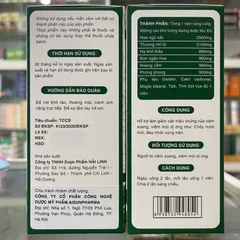 An Xoan - 60 viên - hỗ trợ làm giảm các triệuu chứngg của viêm xoang, viêm mũi dị ứng