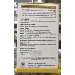 Pancretin - dùng khi bị đầy hơi, chướng bụng, ăn không tiêu