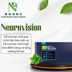 [ Siêu mắt não neuro vision - Siberian ] Thực phẩm bảo vệ sức khỏe Siberian Super Natural Nutrition Neurovision – 20 t