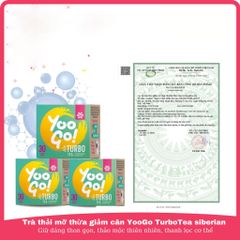 Wellness Siberian -Trà thải độc ruột, Trà thảo mộc Yoo Go Turbo Tea siberian, hộp 30 gói