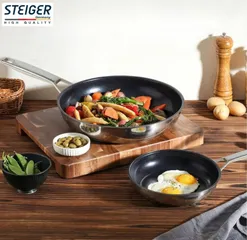 Chảo rán chống dính STEIGER TitanPro