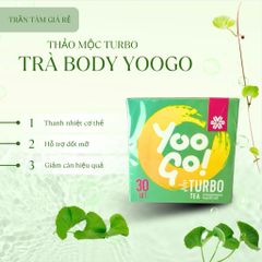 [HCM] Trà Thảo Mộc Giảm Mỡ - Trà Body YooGo Turbo Siberian Thải Độc Cơ Thể, lấy lại vóc dáng an toàn