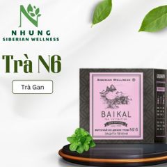 Trà thảo mộc Siberian Wellness Baikal tea N6, hỗ trợ chức năng gan khỏe mạnh, Hộp 30 gói