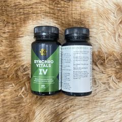 Thực phẩm Siberian Wellness Synchrovitals IV, Hỗ trợ bảo vệ chức năng gan khỏe mạnh, chai 60 viên