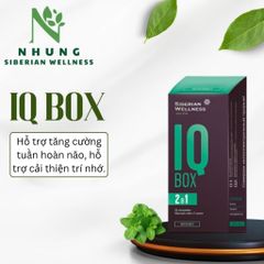 Thực phẩm Siberian Wellness IQ Box, hỗ trợ tăng cường tuần hoàn não, hỗ trợ cải thiện trí nhớ