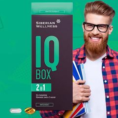 Thực phẩm Siberian Wellness IQ Box, hỗ trợ tăng cường tuần hoàn não, hỗ trợ cải thiện trí nhớ