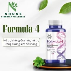 Thực phẩm Siberian Wellness Formuls 4 N.V.M.N, Giải pháp bổ sung vitamin và khoáng chất, nâng cao sức khỏe