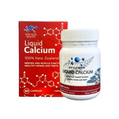 Viên uống bổ sung Canxi và Vitamin D Deep Blue Health Liquid Calcium 60 viên