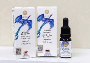 Vitamin D3K2 MK7 Sunday Natural Dạng Giọt – hỗ trợ hấp thụ dưỡng chất