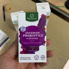 Viên uống men vi sinh New Zealand Lifestream Advanced Probiotics 30 viên