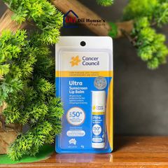 [Nhập khẩu] Son Dưỡng Môi Chống Nắng Cancer Council Ultra Sunscreen Lip Balm SPF50+ 4g.