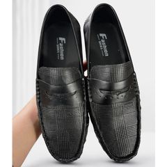 ( Mã D68 ) Giày Moca da mềm in hoa văn kẻ sọc, Giầy lười da PU đế siêu nhẹ có khâu chỉ xung quanh mặt đế cực chắc chắn