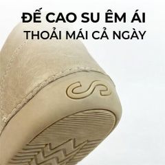 ( Mã D61 ) Giày Lười thiết kế trẻ trung, Chất liệu da Simili đế cao su non êm ái có khâu chỉ đủ size từ 38 đến 43 653480