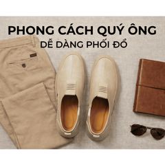 ( Mã D61 ) Giày Lười thiết kế trẻ trung, Chất liệu da Simili đế cao su non êm ái có khâu chỉ đủ size từ 38 đến 43 653480