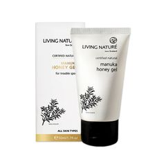 Gel loại bỏ mụn, giảm thâm mụn mật ong manuka Living Nature Manuka Honey Gel 50ml
