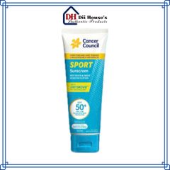 [Nhập khẩu] Kem chống nắng Cancer Council Sport Sunscreen Dry Touch & Sweat Resistant Lotion With Dry Move SPF50+ 110ml.