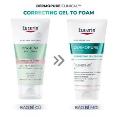 Gel Rửa Mặt Eucerin Cho Da Mụn 400ml Dermopure Clinical Correcting Gel To Foam