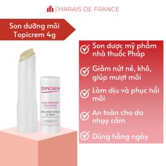 Topicrem Ultra Hydratant Stick Lèvres Son Dưỡng Môi Dưỡng Ẩm Phục Hồi Môi Khô Nứt Nẻ 4g