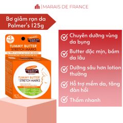 Kem ngừa rạn da bụng Palmer's Tummy Butter for Stretch Marks dưỡng ẩm sâu tăng đàn hồi 125g